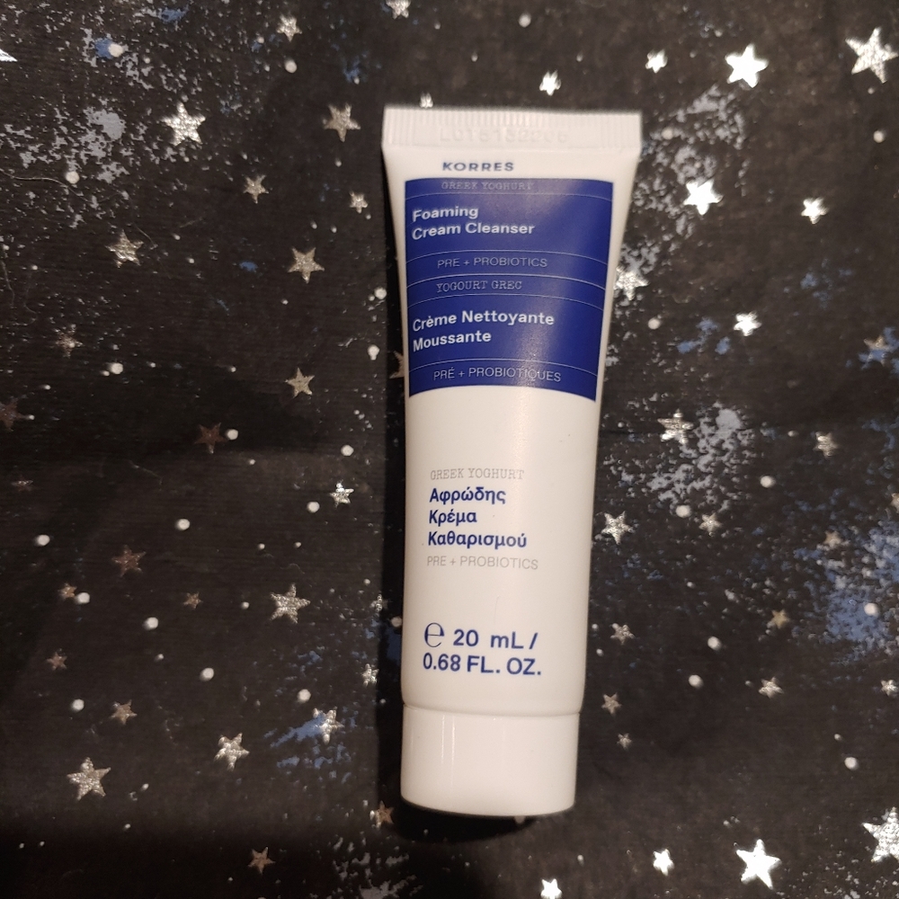 Korres foaming cream cleanser